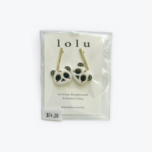 Panda Earrings