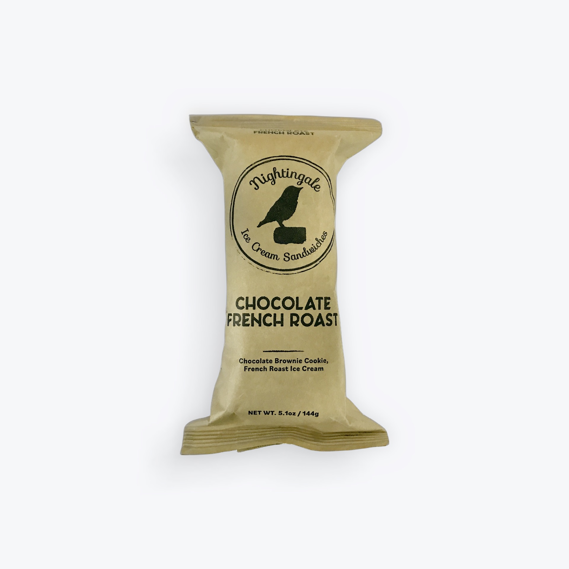 Nightingale Chocolate French Roast Ice Cream Sandwich