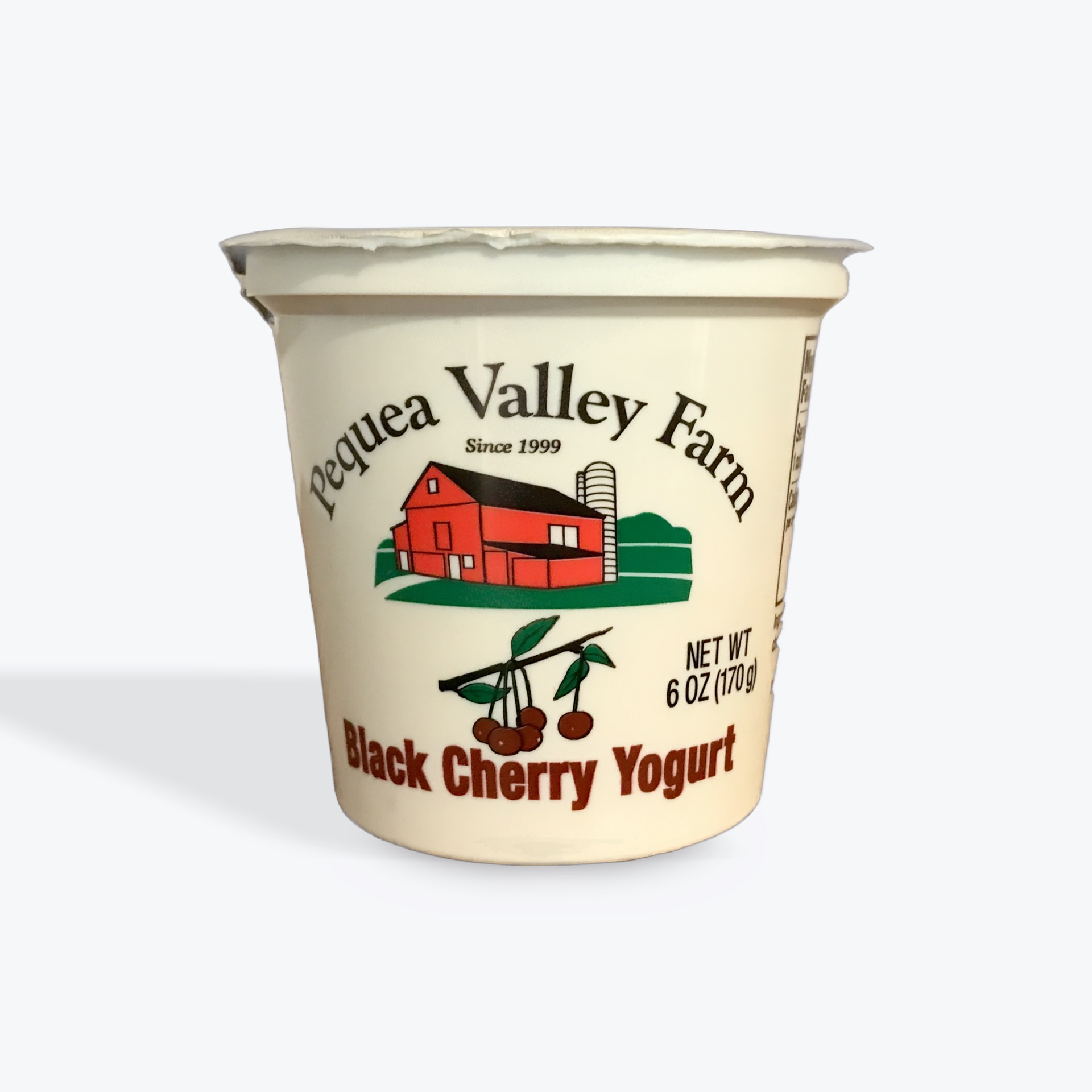 Pequea Valley Farm Black Cherry 6 oz yogurt