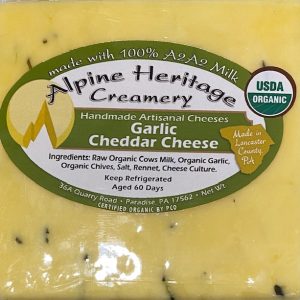 Garlic Cheddar - Alpine Heritage