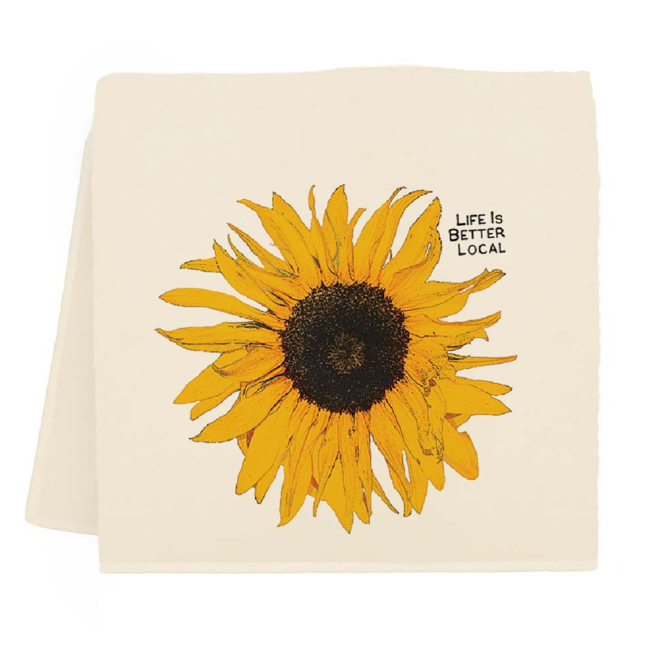 Sunflower Tea Towel