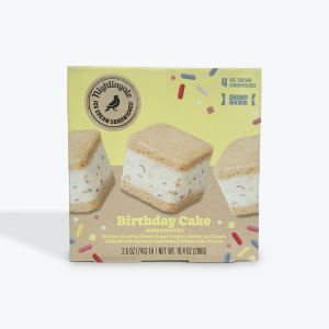 Nightingale CHOMPS - Birthday Cake Ice Cream Sandwich - 4-pack