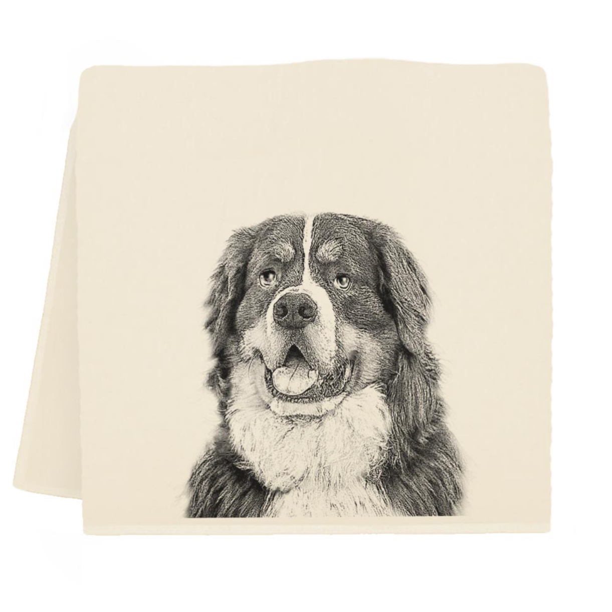 Bernese Mountain Dog Tea Towel
