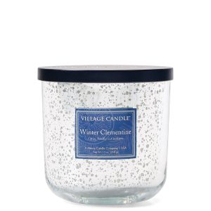 Candles - Winter Clementine- Mercury Glass Candle