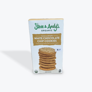 S&A's GF Organic White Chocolate Chip Cookies