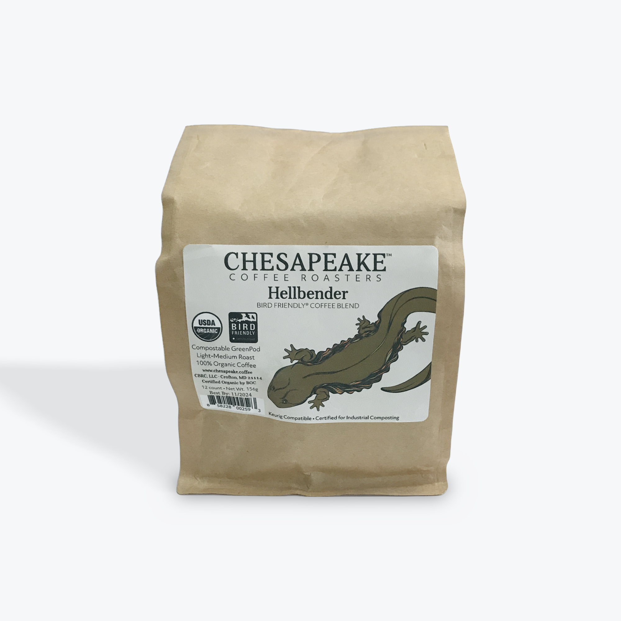 Hellbender Bird-Friendly Coffee Pods