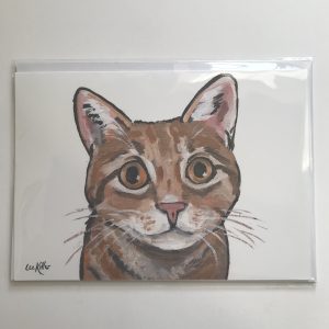 Orange Tabby Cat Greeting Card