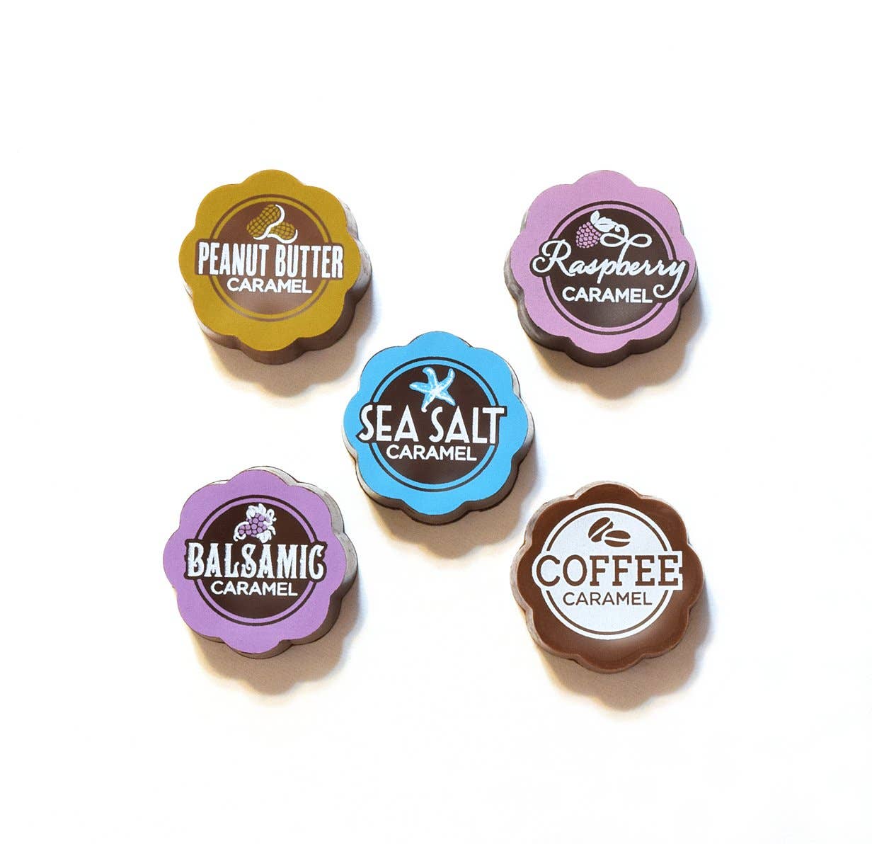 Classic Chocolate Covered Caramels - Box of 5