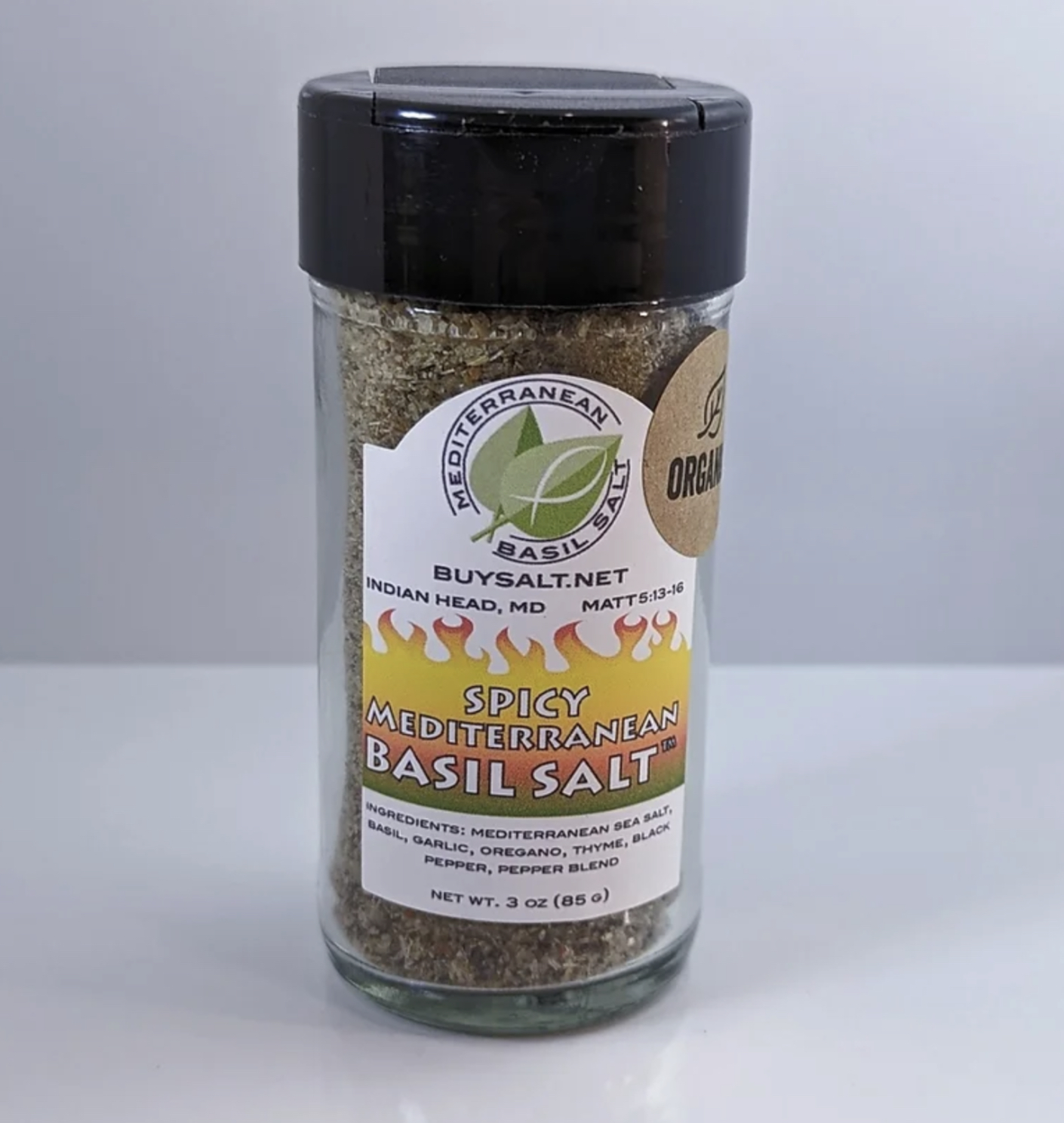 Spicy Mediterrean Basil Salt