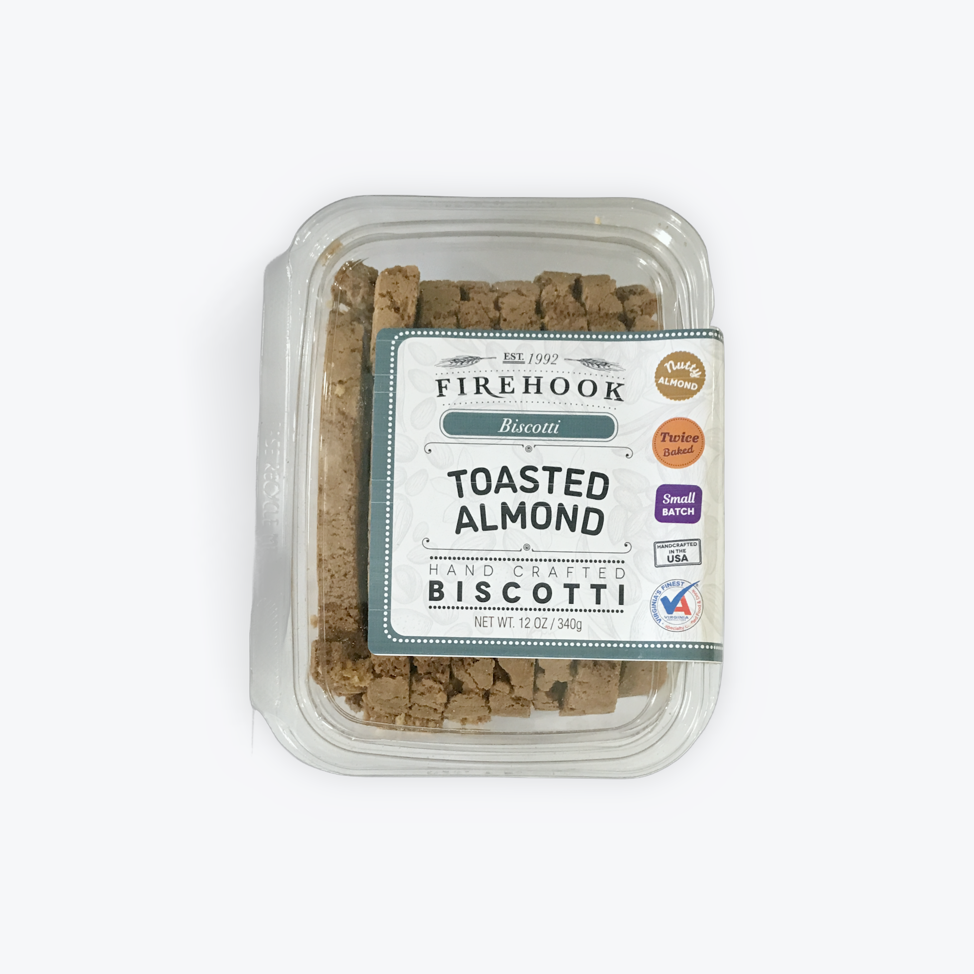 Firehook Biscotti - Toasted Almond