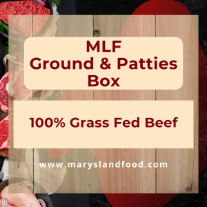Mary's Land Farm Ground Beef and Patties Box Cover Photo