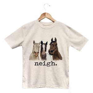 "Neigh" horse Toddler/Youth Tee