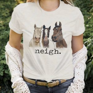 "Neigh" Horse Casual Country Western Farm Mommy and Me Tee