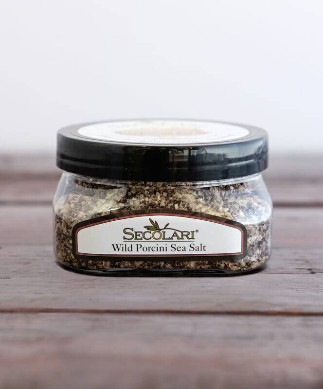 Wild Porcini Mushroom Sea Salt , 3.0 oz, aromatic earthy flavor
