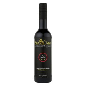 Fig Balsamic Vinegar, 400ml, Handpicked Figs Fused with Traditional Italian Balsamic