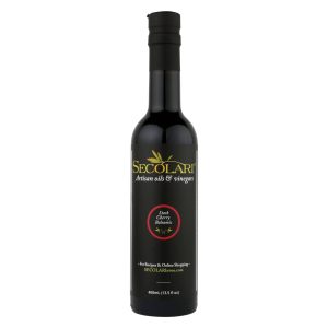 Dark Cherry Balsamic Vinegar, 400ml, Barrel Aged Balsamic fused with California Cherries