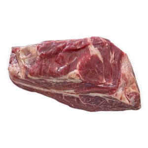 Pork Shoulder Roast Cut in White Background